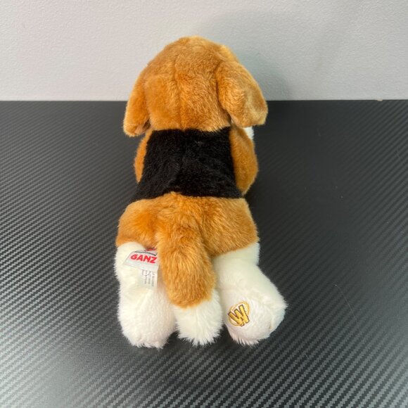 Ganz Webkinz Signature Lying Beagle Puppy Dog 10” Stuffed Animal Plush WKSS2001 - Picture 3 of 11